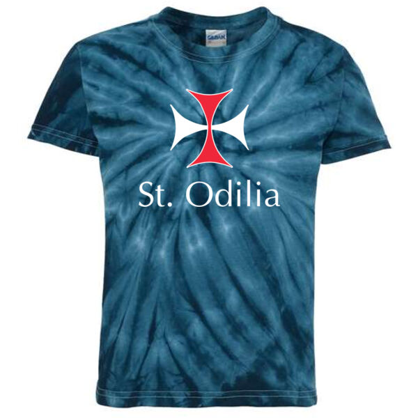 Dyenomite - Youth Cyclone Pinwheel Tie-Dyed T-shirt - Printed Logo Thumbnail