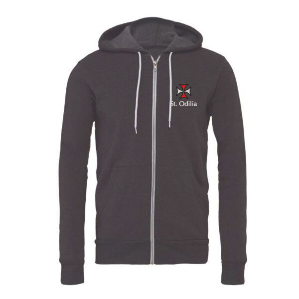 BELLA + CANVAS - Sponge Fleece Full-Zip Hoodie - Embroidered Logo Thumbnail