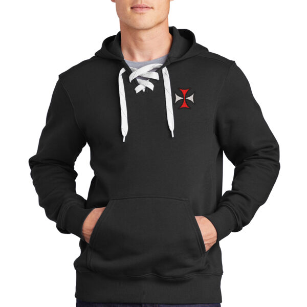 Sport-Tek® Lace Up Pullover Hooded Sweatshirt - Embroidered Logo Thumbnail
