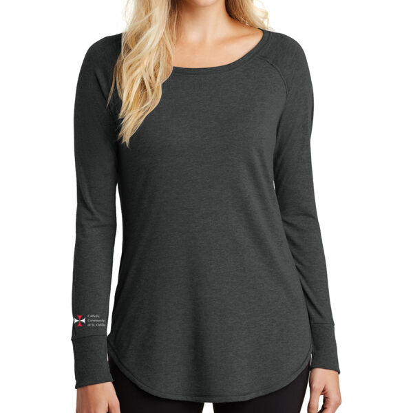 District ® Women’s Perfect Tri ® Long Sleeve Tunic Tee - Printed Logo Thumbnail