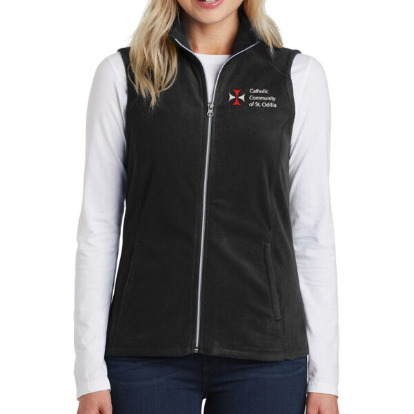 Port Authority Women's Microfleece Vest - Embroidered Logo Thumbnail