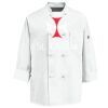 Eight Knot Button Chef Coat with Thermometer Pocket Thumbnail