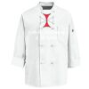 Eight Knot Button Chef Coat with Thermometer Pocket Thumbnail