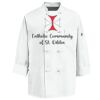 Eight Knot Button Chef Coat with Thermometer Pocket Thumbnail