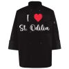 Ten Pearl Button Black Chef Coat Thumbnail